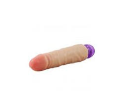  Shorty Realistic Vibrating Dildo- Beige  